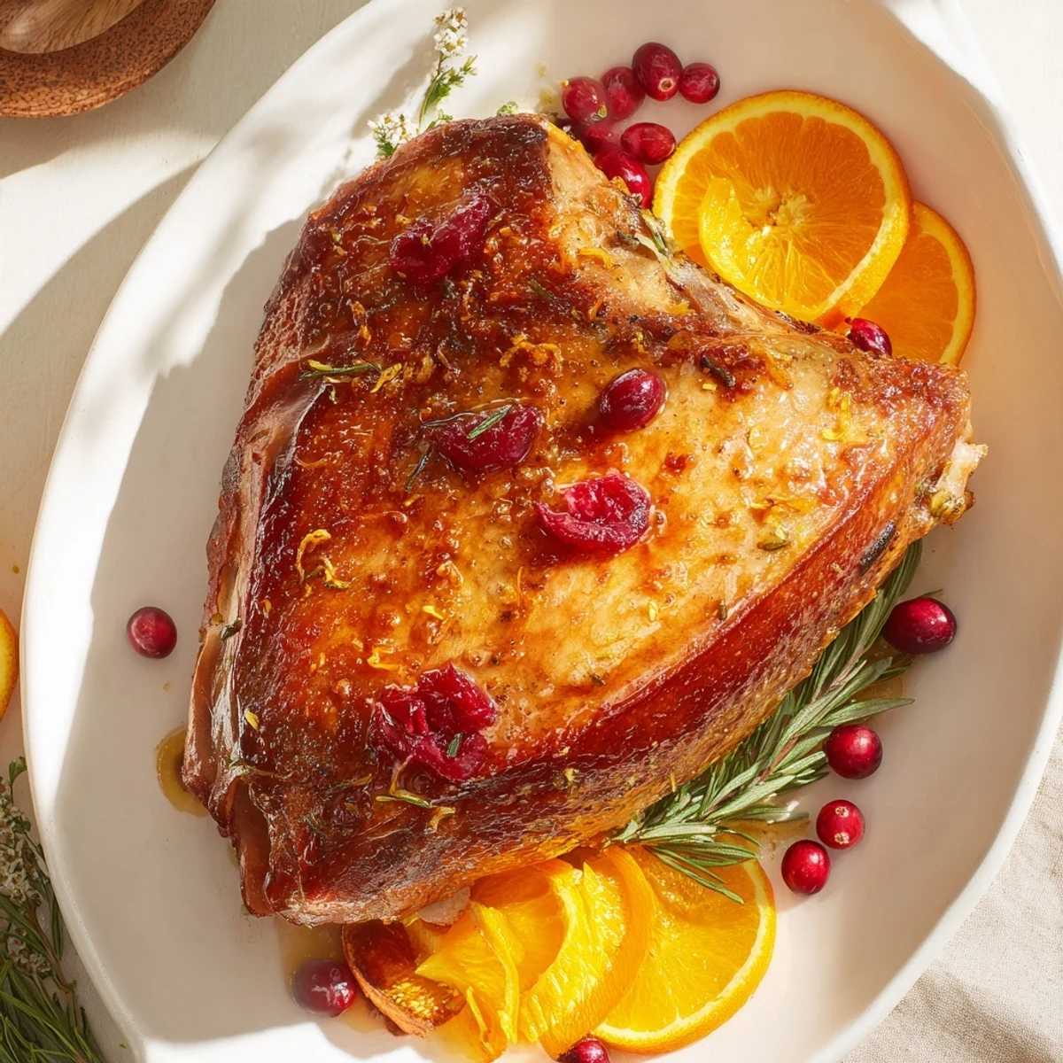 Cranberry Orange Glazed Turkey