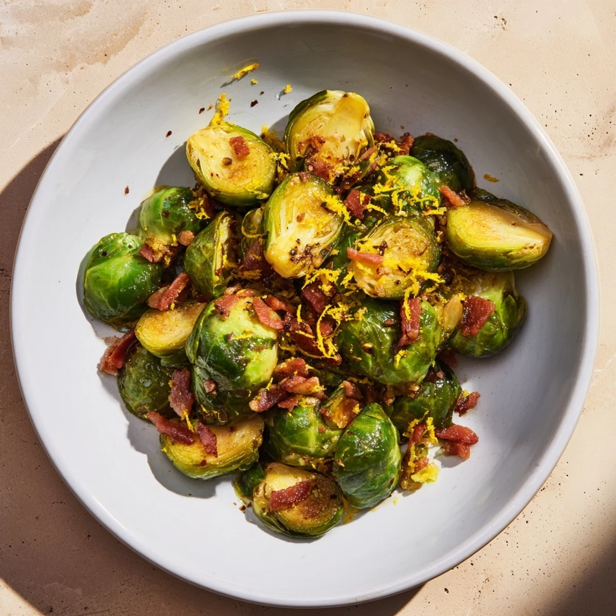 Brussels Sprouts Beef Bacon