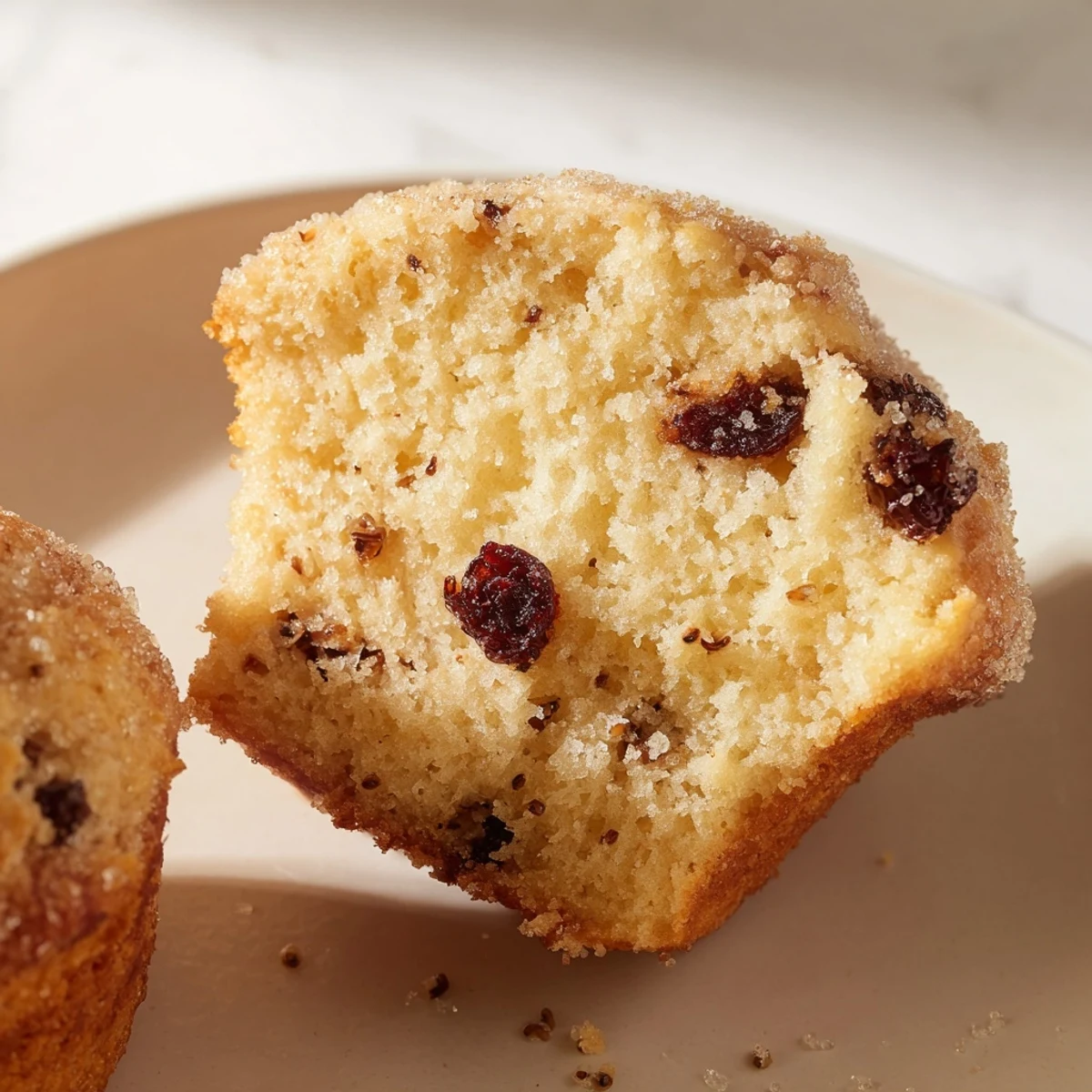 A batch of warm Mini Irish Soda Bread Muffins served alongside Irish butter and jam, ready for a cozy breakfast spread.  