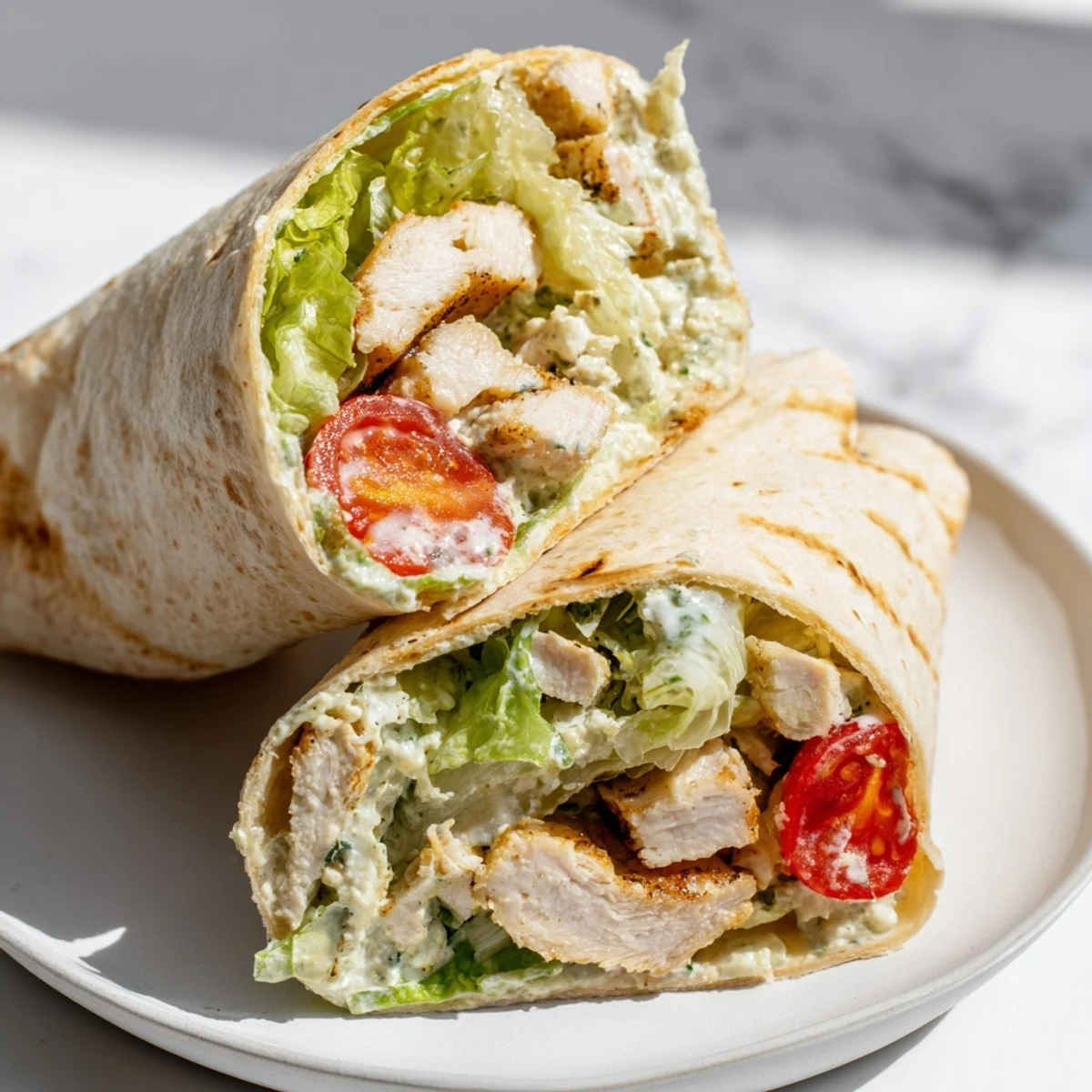 Chicken Caesar Wraps