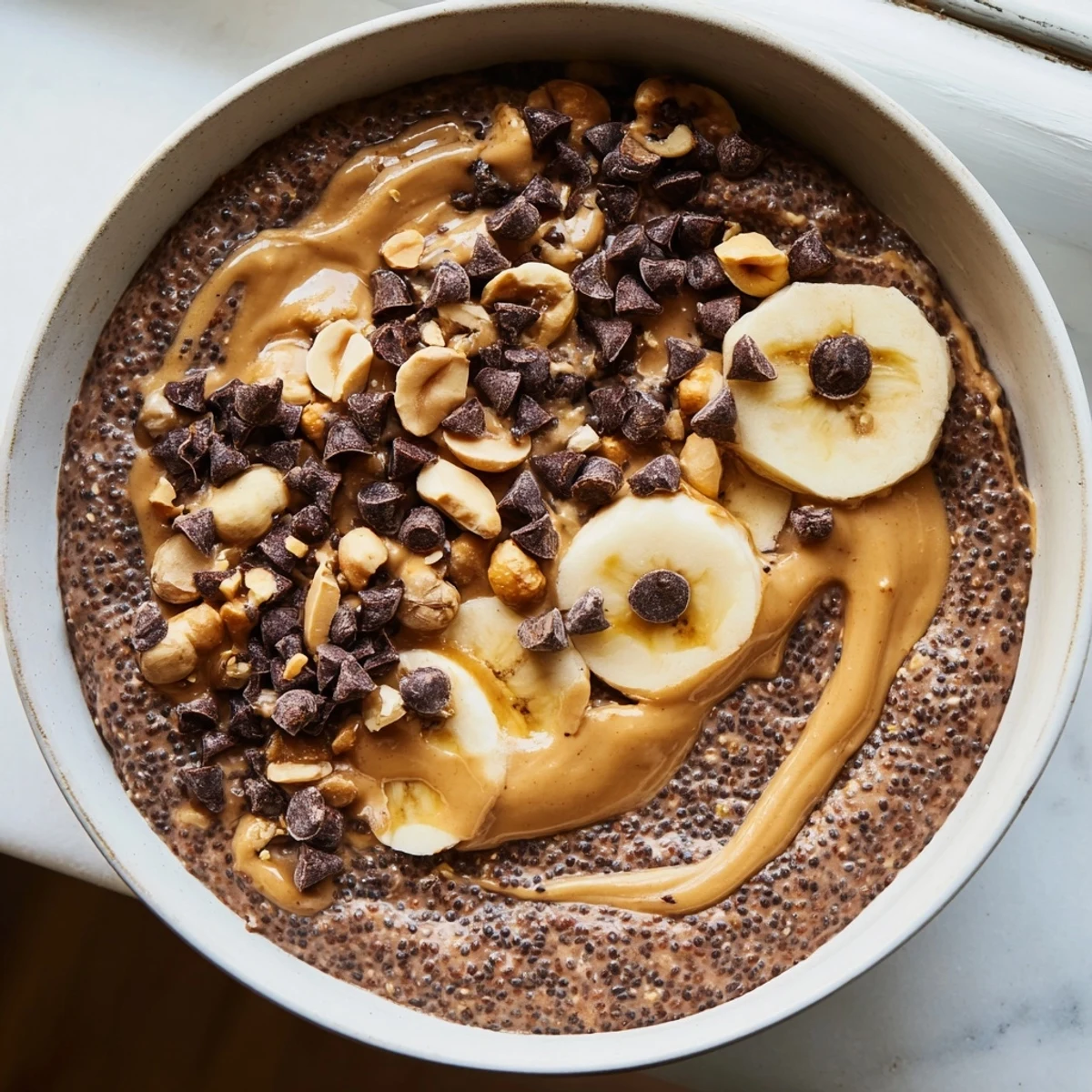 Chocolate Peanut Butter Overnight Oats