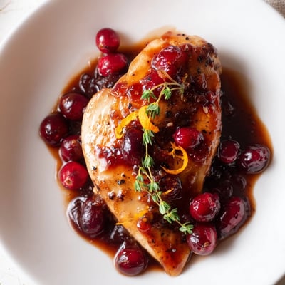 Cranberry Glazed Chicken Breast